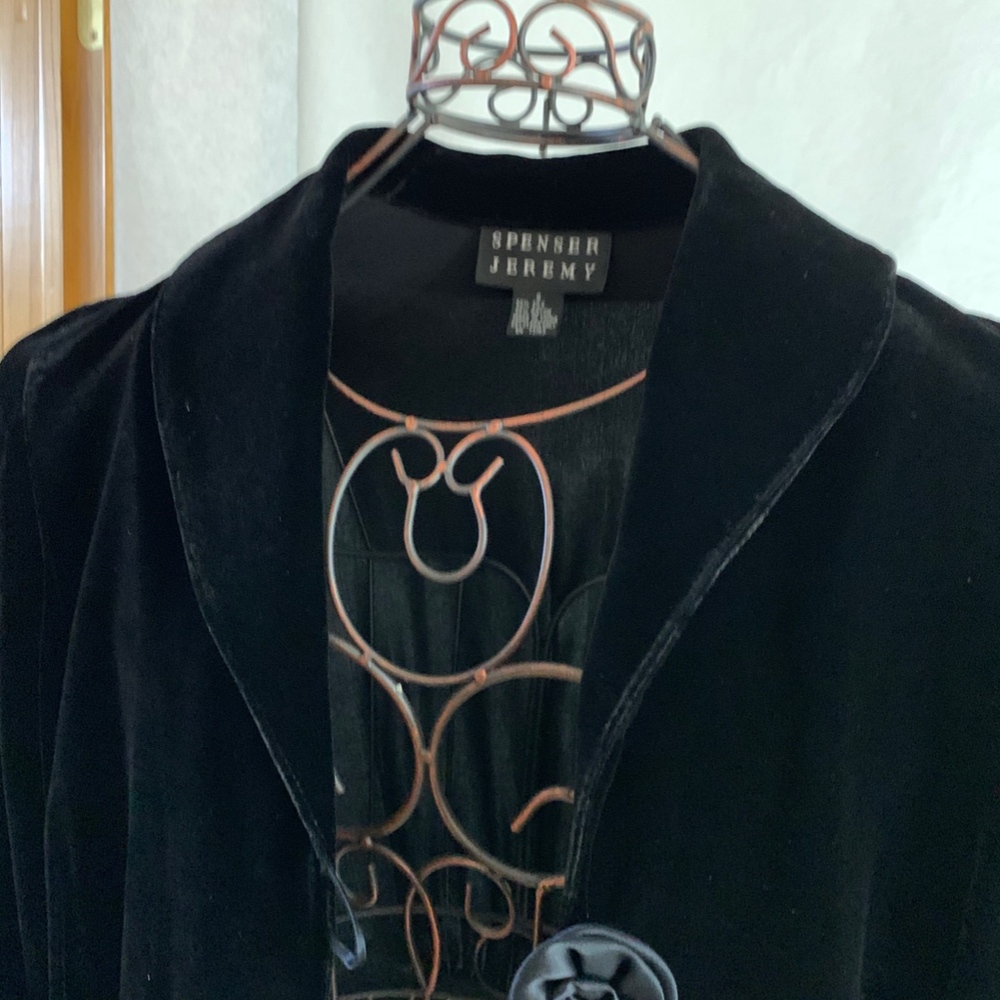 Velvet Jacket with Sleeve detail - Picture 5 of 5